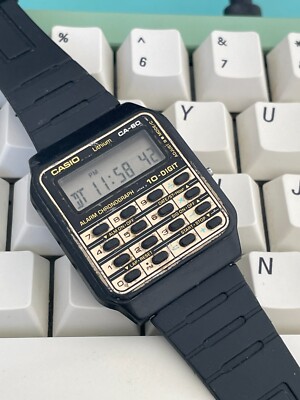 [Ultra Rare] Casio CA-60 Vintage Digital Calculator Watch JAPAN