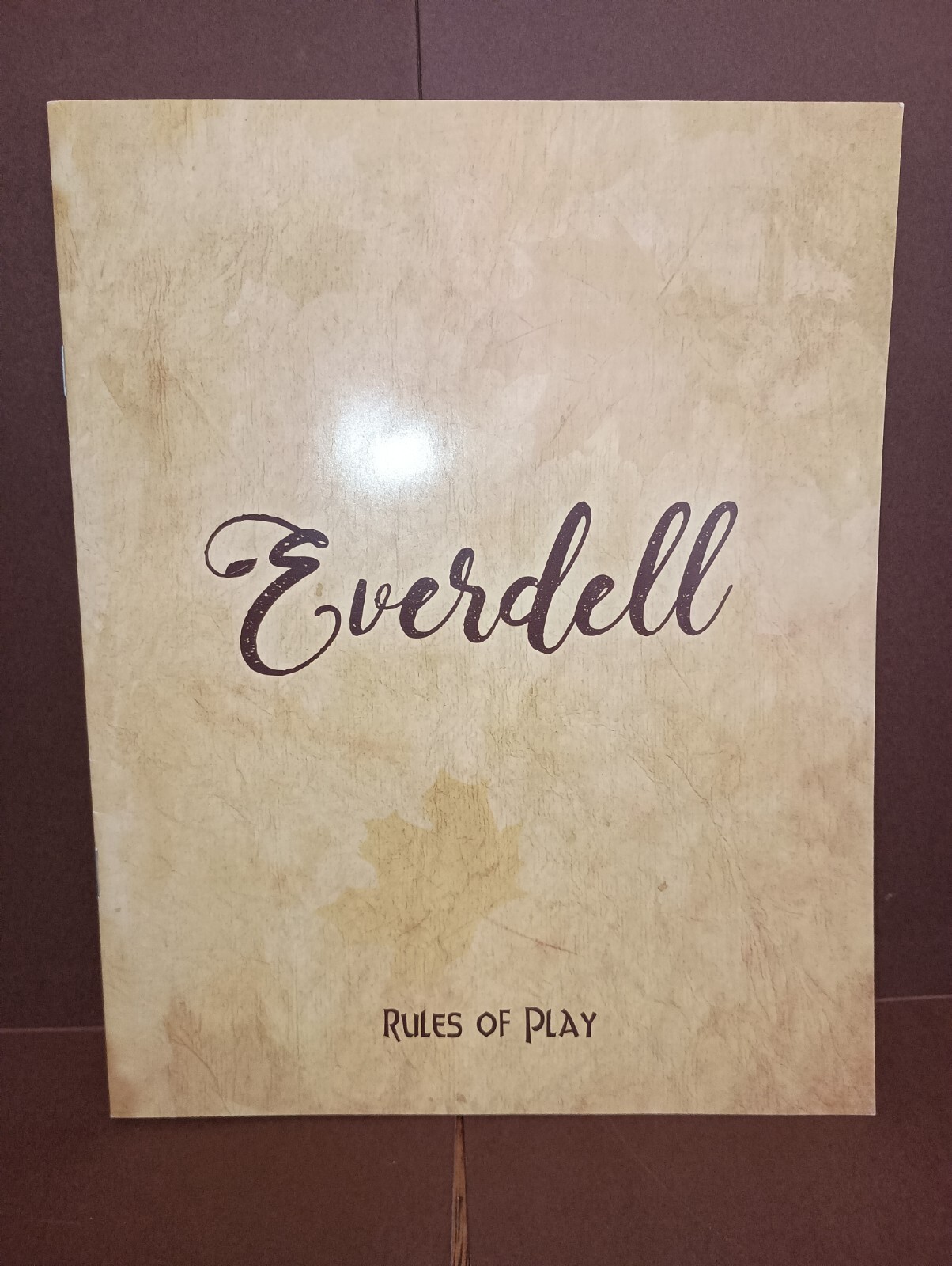 Everdell 1st edition 2nd printing rule booklet Very nice!  (booklet only)