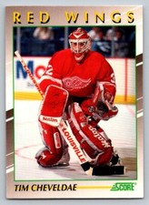 1991-92 Score Young Superstars - #25 Tim Cheveldae