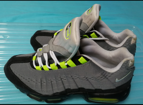 Ultra rare Nike air Max 95 EMS Grey Neon size 44  - Photo 1/9