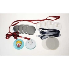 100 pcs/Pack 2-1/4" 58mm Rope Tie Button for Badge Machine