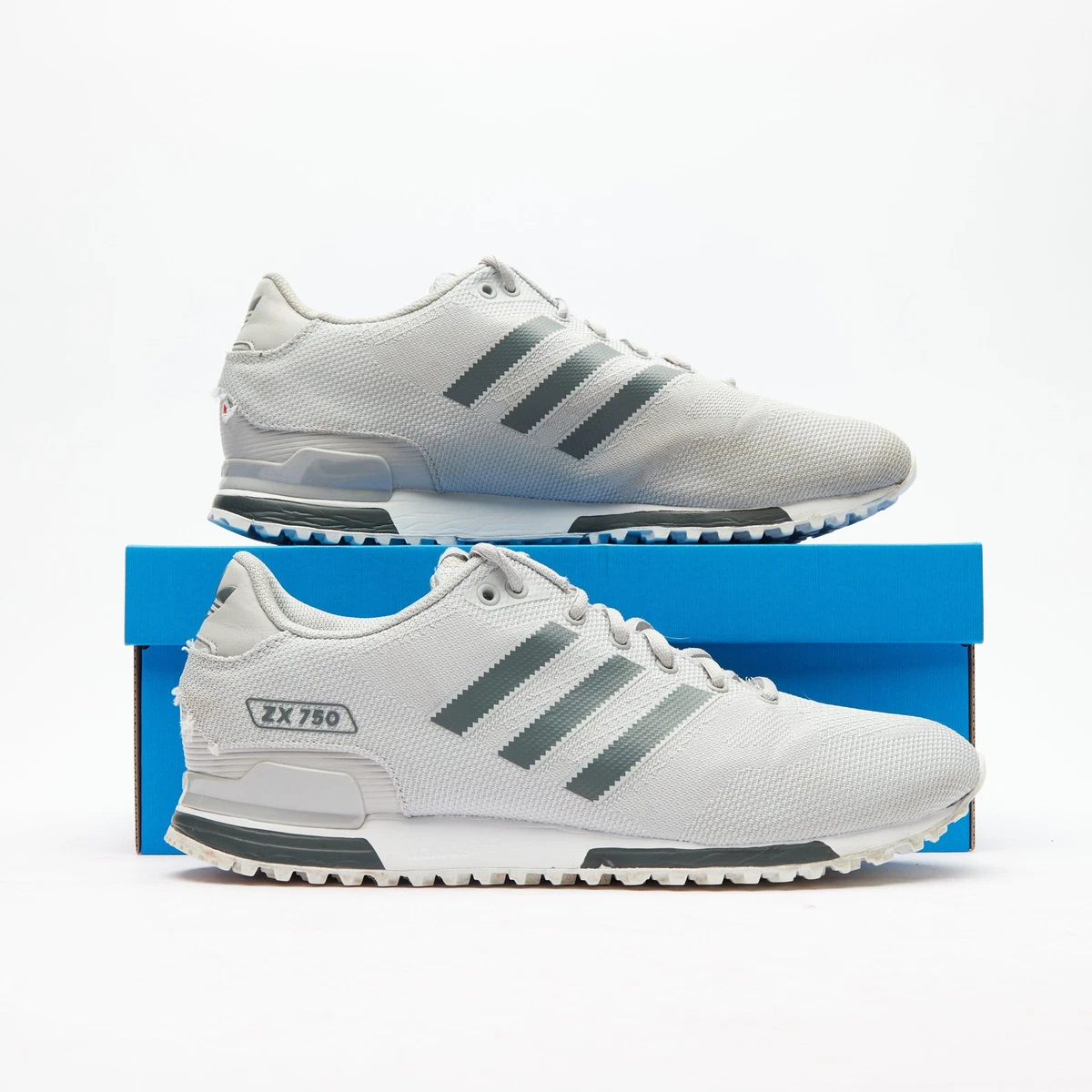 ADIDAS ZX 750 Woven Men s Grey SIZE 12 Trainers