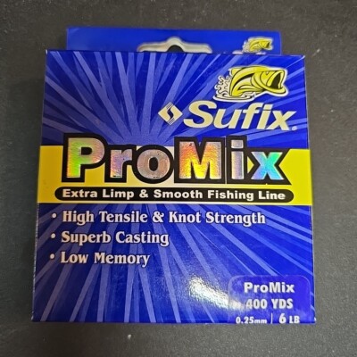 Sufix ProMix 400yds 6 lb test