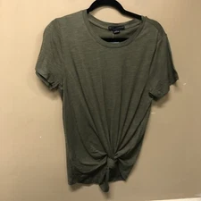 Social Standard By Sanctuary Women's One And Only Tee Shirt Green Knot