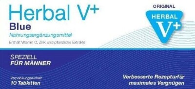 20* Herbal V Plus Blue - Original pflanzliches Männerprodukt