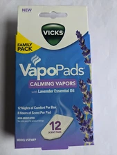 Vicks VapoPads Calming Vapors with Lavender Essential Oil 12 Pads