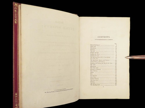1818 HUNTING 1ed Field Sports Fishing Horse & DOG Fowling Racing FINE BINDING - Picture 8 of 24