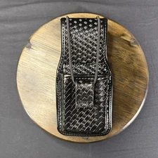 Bianchi Universal Radio Holder Swivel Back Accumold Elite Leather Basket Weave