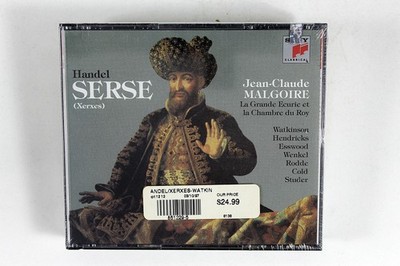 Handel Serse (Xerxes) CD Jean-Claude Malgoire Sony Classical New Sealed Opera