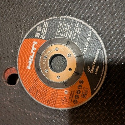 10 pack -Hilti AG-D 4.5'' Grinding Wheel 4.5 in for Angle Grinder, Metal, 436801