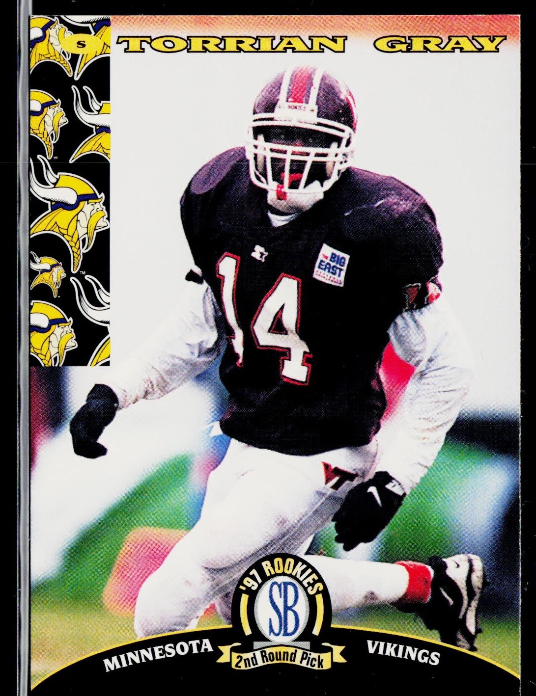 Torrian Gray 1997 Score Board NFL Rookies #33 Rookie Minnesota Vikings