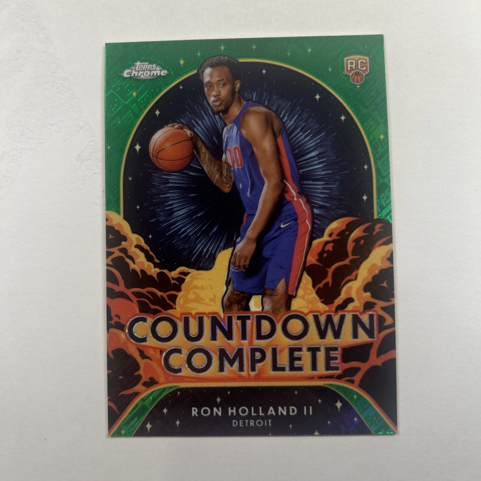 2024-25 Topps Chrome Countdown Complete Ron Holland II #CC-14 Refractor (RC)