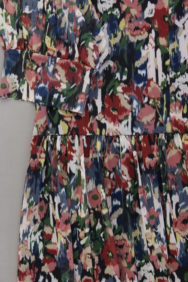⭐ SOAKED IN LUXURY Poppie Dress Midikleid für Damen Gr. 36, S mit Blumenmuster ⭐ - Bild 3 von 4