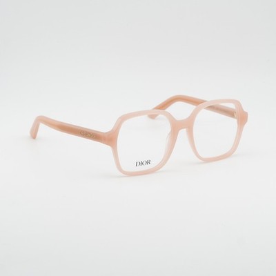 Dior Women Eyeglasses Pink Demo Square DIORMIDNIGHT O S1I 3900 NEW AUTHENTIC Dior Pink Eyeglass Frames for sale | eBay main image 3
