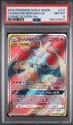 Charizard & Braixen GX Full Art Cosmic Eclipse 212/236 Ultra Rare Holo PSA 8