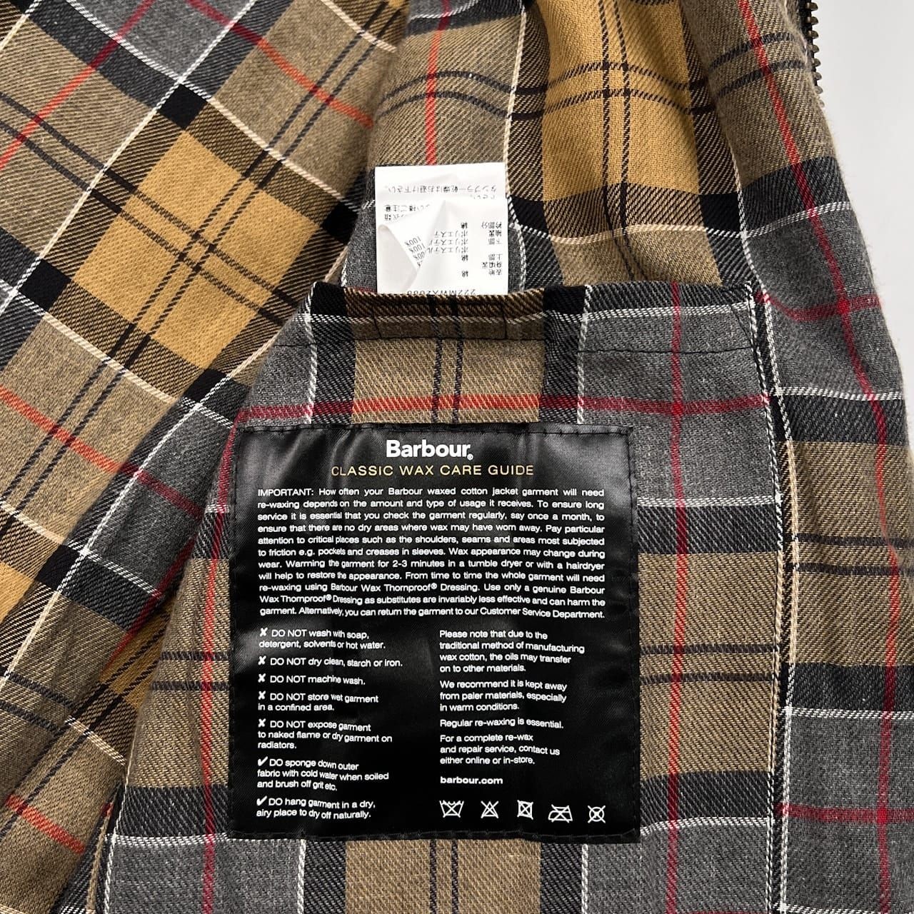 Barbour Bedale Jacket Shadow Check Pattern M Wate… - image 8