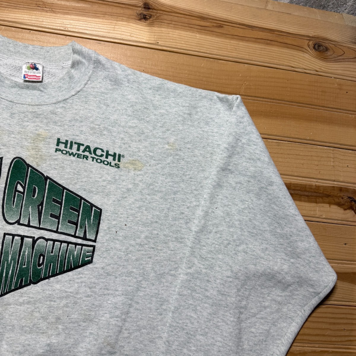 Vintage 90s Hitachi Power Tools Mean Green Building Machine 