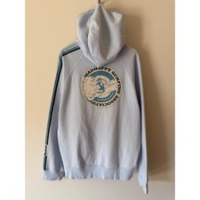 Hysteric Glamour x Madhappy Raglan Hoodie - Size XL - Icy Blue - Made in USA
