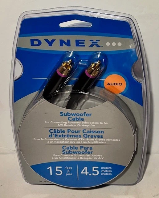 Dynex 15 - 19 ft Cable Home Audio Cables & Interconnects for sale