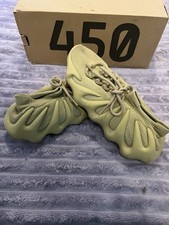 Yeezy Mens Low Top Lace Up Sneakers Green Sol...