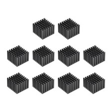 Electronic Radiators Heatsink for MOS GPU IC Chip Black 28 x 28 x 20 mm 10pcs