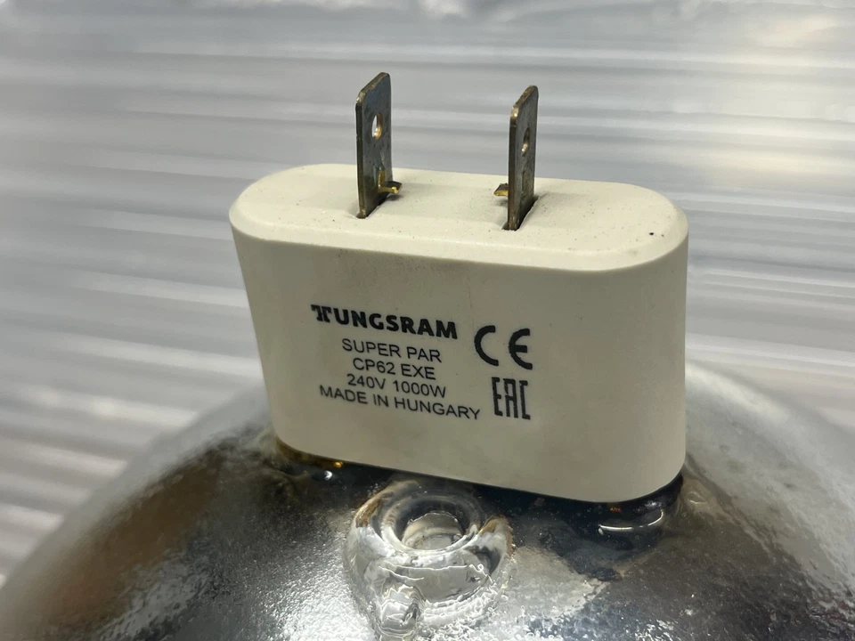 CP62 exe Par 64 Lamps Set of 3 1000w Par can Bulbs Stage Theatre Lighting USED b - Image 4 of 4