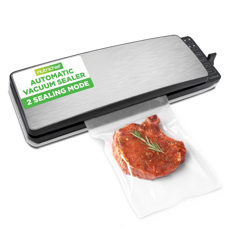 Nutrichef Automatic Food Vacuum Sealer Machine - Electric Air Sealing Preserver