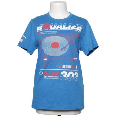 Fishbone, T-shirt, Größe: S, Blau/Rot/Weiß, Baumwolle, Print, Herren #BCO