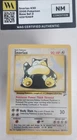 WAG Certified NM Pokémon TCG Snorlax Card 30/130 Base Set 2 Vintage Non-Holo