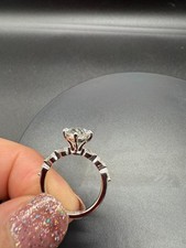 2.36 CTW Oval Lab-Grown Diamond Engagement Ring   2.06ct G VS1 WORTH 5,000 