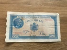 ROMANIA 5000 LEU Banknote 1944