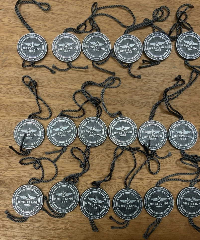 Lot De 30 Tags, Étiquette Label Breitling, Pour Montre Breitling - Photo 2/4