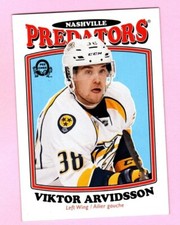 2016-17 O-Pee-Chee Retro #214 Viktor Arvidsson Nashville Predators