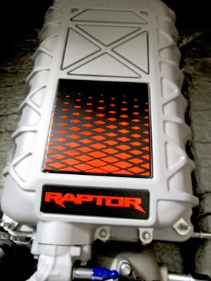 FORD PERFORMANCE 5.2 RAPTOR R SUPERCHARGER EMBLEM PLATES