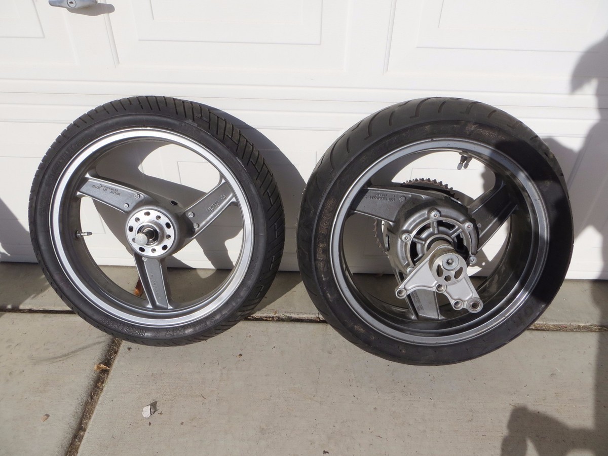 Kawasaki Enkei Set Rims J 17xMT3.50 17xMT5.50 DOT Tubeless F-1258