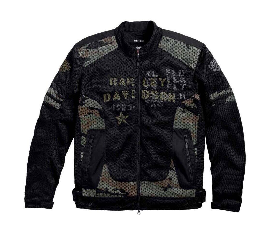 Harley-Davidson Men's Midville Functional Mesh Riding Jacket Harley-Davidson Men's Midville Functional Mesh Riding Jacket