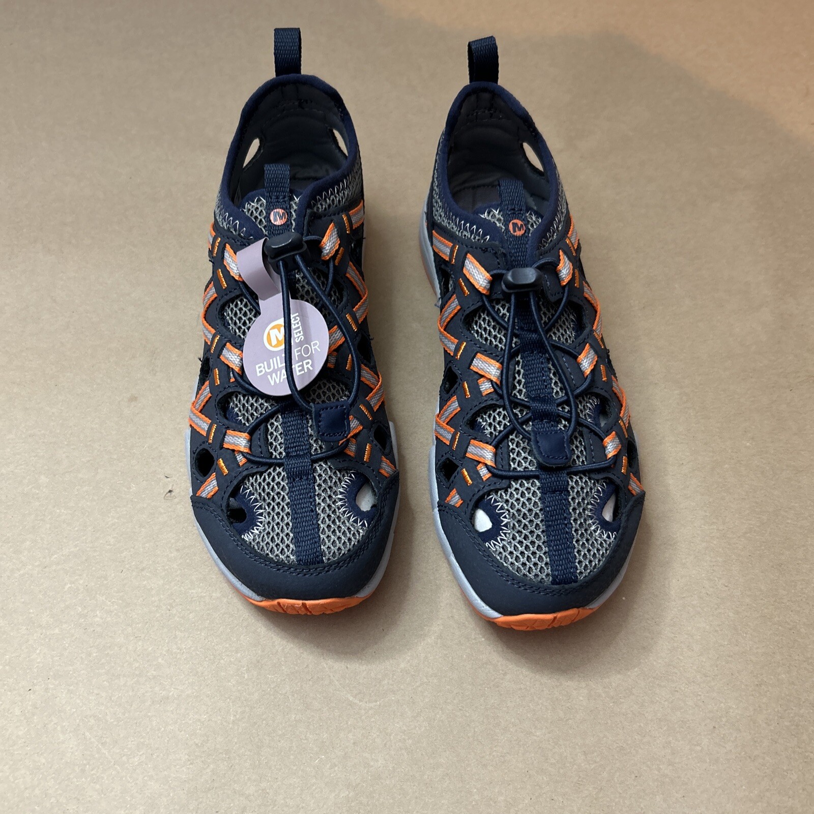Merrell Sandali da Acqua per Bambini Hydro Shandal ChopRock Navy Arancione Grigio Ragazzi Taglia 3M