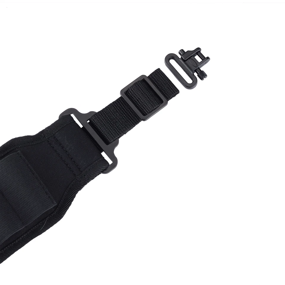 Black Shotgun Sling with 25 Shell Holder, 2 Point Non-Slip Adjustable Ammo Sling - Image 3 of 4