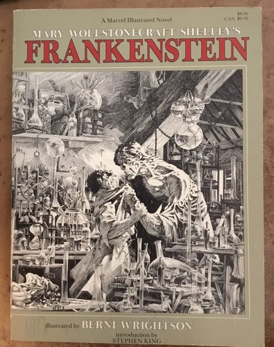 BERNI WRIGHTSON FRANKENSTEIN 1ST 1983 INTRO BY STEPHEN KING PB Good HTF