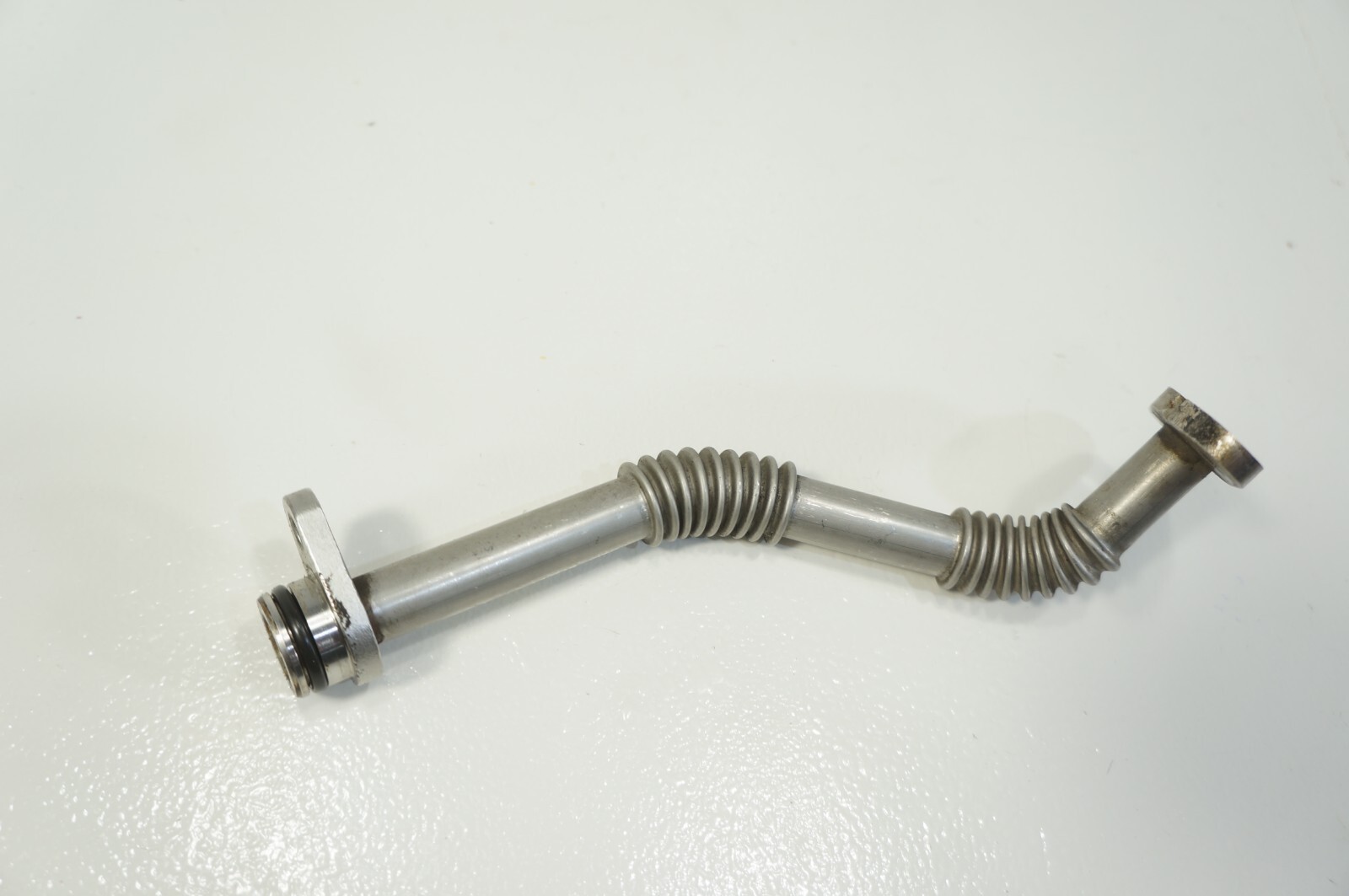 2014-2016 maserati ghibli LEFT DRIVER SIDE turbo oil pipe line hose return OEM