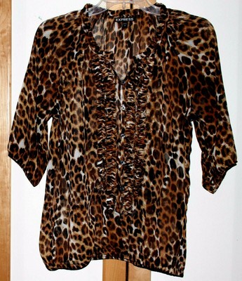 express leopard top