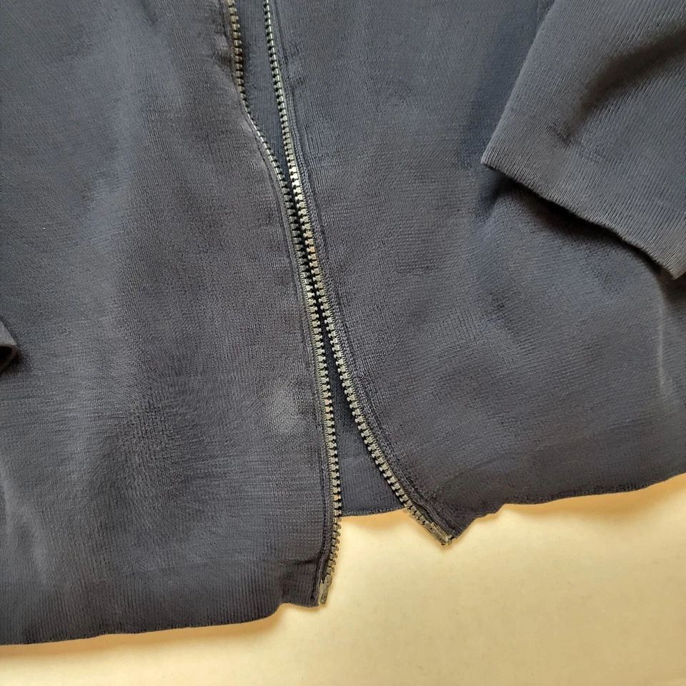 Sudadera Canyon River Azul Para Hombre L Cremallera Completa Rota T16 Foto 4 de 4