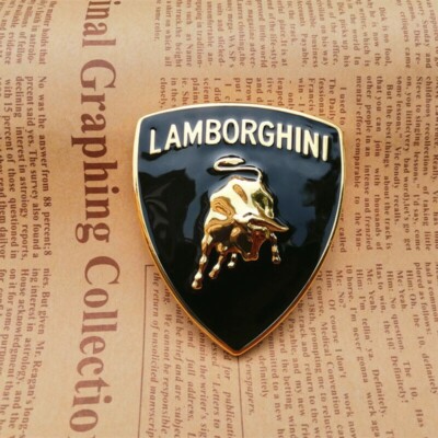 Lamborghini Bull Emblem Badge   Fits Huracan Aventador Gallardo 65×56mm