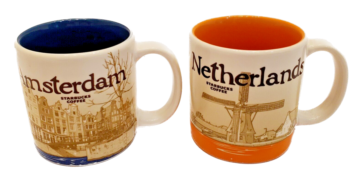 Starbucks mug 3oz 3点セット Starbucks Netherlands Amsterdam Global Icon 3oz Demitasse Boxed