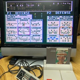 John Elway's Quarterback Nintendo Entertainment System 1989 NES Tested Works