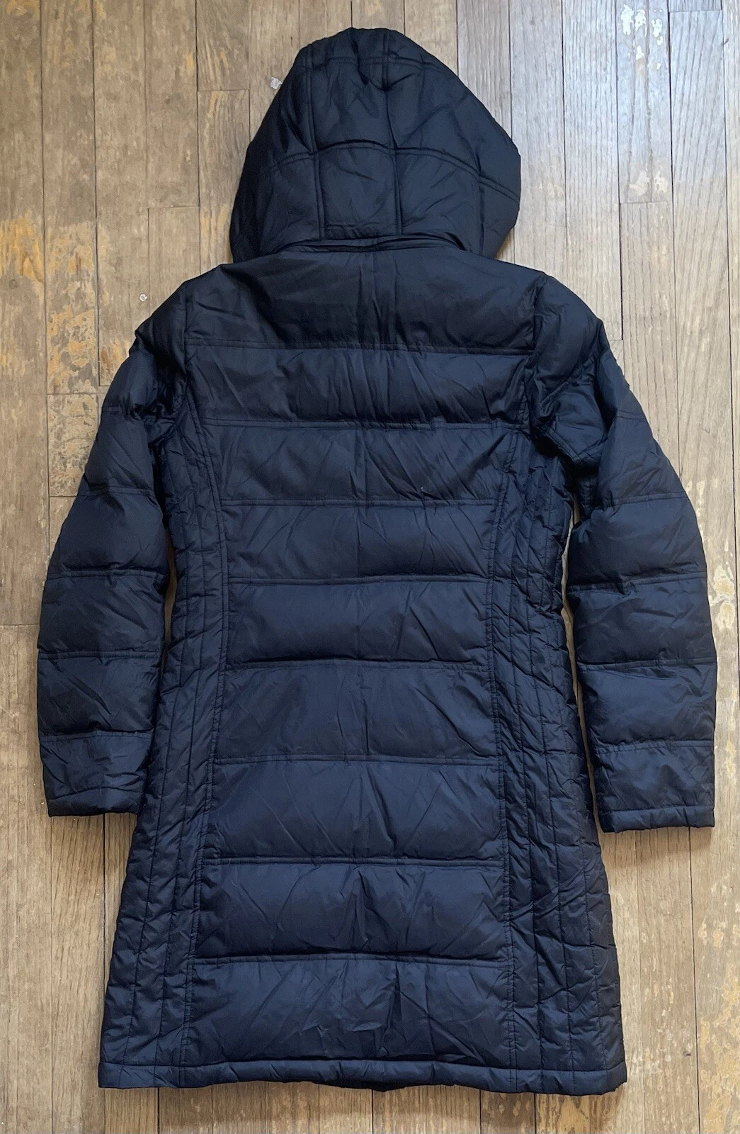 Cappotto donna lungo invernale imbottito Michael Kors taglia small full zip imbottitura oro