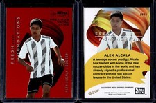 2021 Skybox Metal Universe Champions Fresh Foundations Red PMG Alex Alcala /100