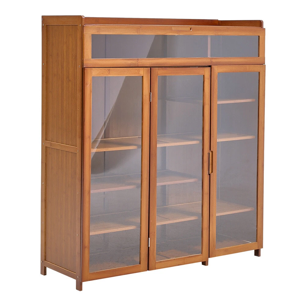 Glass shoe online rack display