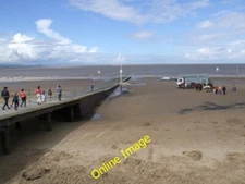 Photo 6x4 Slipway in Bridgwater Bay Burnham-on-Sea A slipway from which b c2012