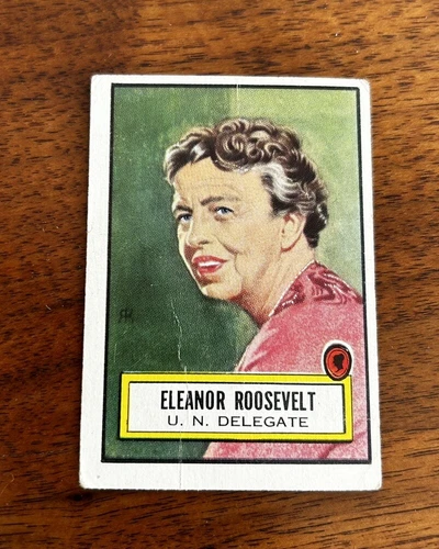 1952 Topps Look N See. R 714-16. Card # 43 Eleanor Roosevelt